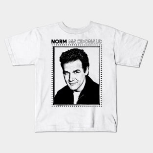 Norm Macdonald /// Fan Art Tribute Design Kids T-Shirt
